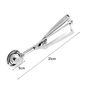 Cookie Scoop with Trigger for Kitchen Family Ice Cream Cookie Cupcake Muffin Meatbal Stainless Steel Ice Cream Scooper