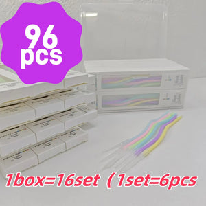 6/12Ps Cakelove Colorful Birthday Candles with Stand Star Heart Cake Candle Baby Children Birthday Party Supplies Wedding Decor