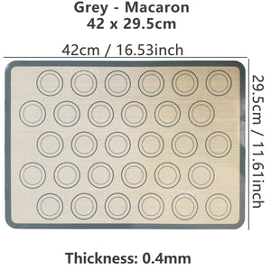 1PC Silicone Baking Mat for Oven, Thin 0.4Mm, Reusable Non Stick Heat Resistant Bakeware Sheets Liner Baking Tools for Cookie