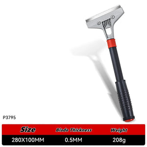 Portable Aluminum Alloy Cleaning Shovel Knife Wallpaper Paint Tiles Flooring Scraper Remover with SK-5 Blade Home Cleaning Tools