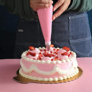 Stainless Steel Cake Decorating Nozzle Piping Bag Set Kitchen Confectionery Equipment Pastry Accessories Bakery Tool Kit