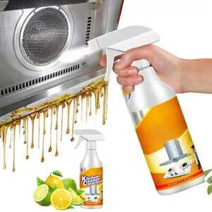Heavy Oil Cleaner Strong Kitchen Oil Stain Degreaser Oil Stain Remover Cleaning Grill Oven Household Stove Cleaning Spray