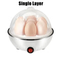 Automatic Electric Egg Streamer Multifunctional Electric Egg Boiler Double Layers Egg Cooker Mini Kitchen Breakfast Machine
