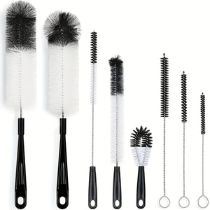 8Pcs Straw Brush,Tea Stain Removal Brush,No Dead Corner, Multipurpose Kitchen Cleaning Brush,For Water Bottle,Tea Cup, Groove,