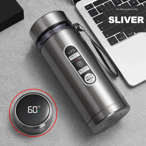 Stainless Steel Thermos Bottle LED Temperature Display 500ML- 1L Sus304 Vacuum Flask Portable Cup 2026 New