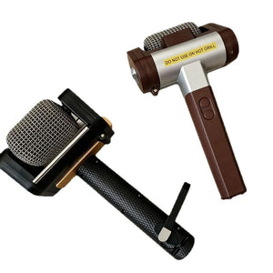 2026 Hot Electric Grill Brush Rechargeable with Led Light 304 Stainless Steel Replaceable Heads Bbq Grill Cleaner for Barbecue