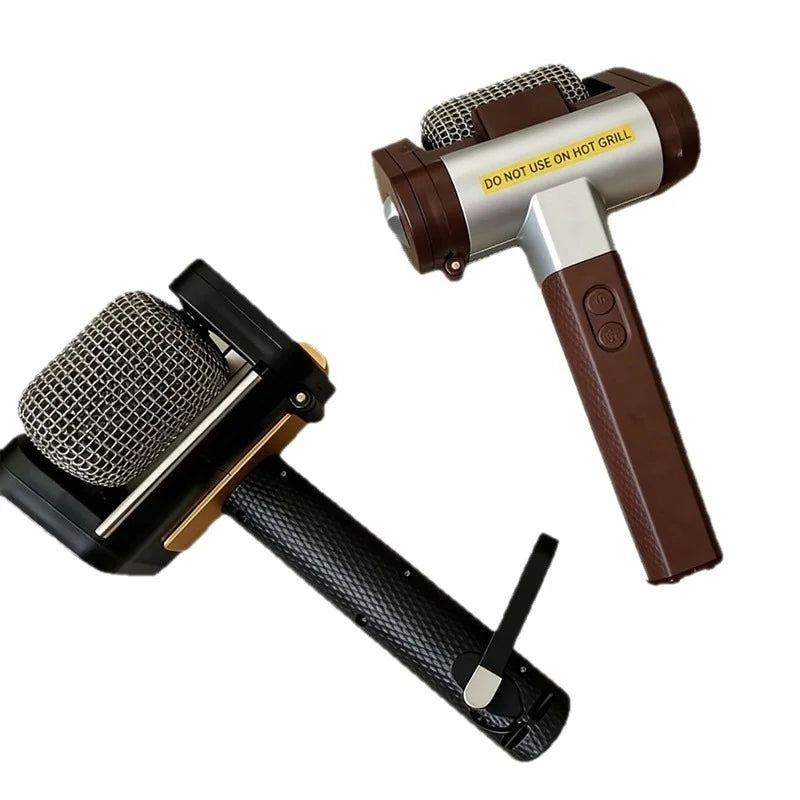 2026 Hot Electric Grill Brush Rechargeable with Led Light 304 Stainless Steel Replaceable Heads Bbq Grill Cleaner for Barbecue