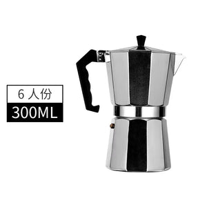 Mocha Coffee Pots Italian Aluminum Octagonal Pot Coffee Cup Maker Tea Maker Portable Coffee Maker