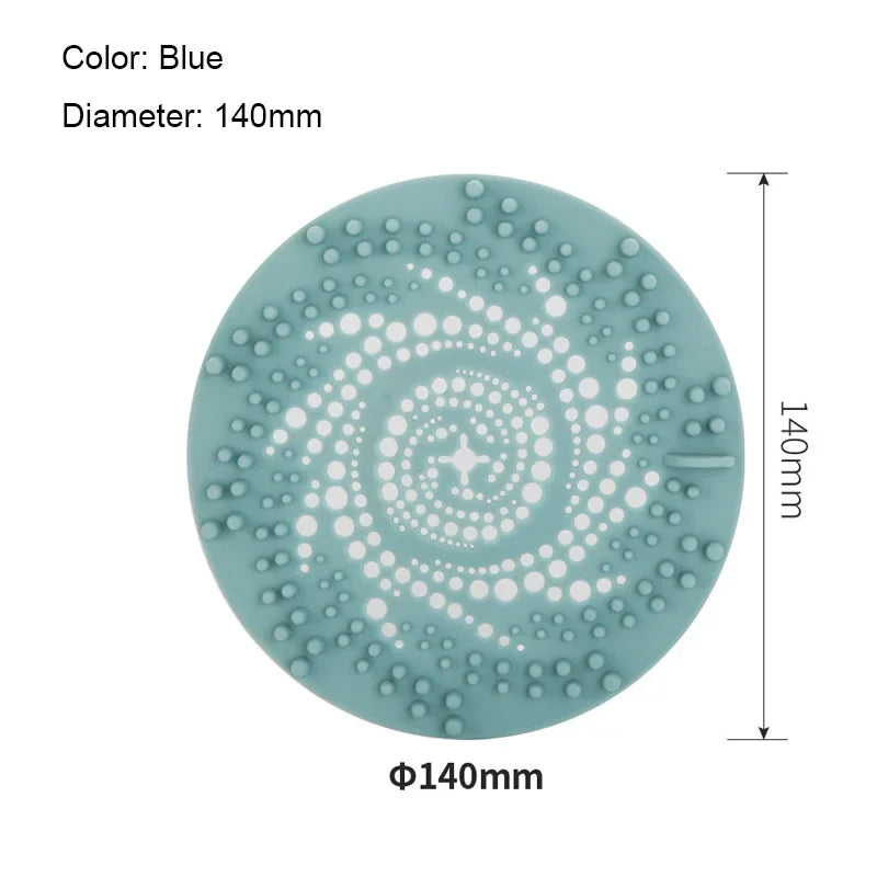 Hair Filter Sink Anti-Blocking Strainer Bathtub Shower Floor Drain Stopper Silicone Kitchen Deodorant Plug Bathroom Accessories