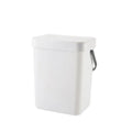 Hanging Plastic Trash Can, Compost Bin Indoor Kitchen Sealed, Odor-Free Food Scrap Container, Small Trash Can with Lid.