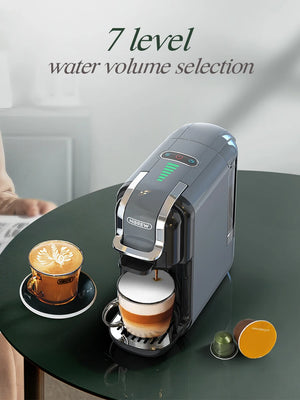 Multiple Capsule Coffee Machine, Hot/Cold Dolce Gusto Milk Nespresso Capsule ESE Pod Ground Coffee Cafeteria 20Bar 5 in 1