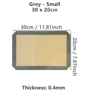 1PC Silicone Baking Mat for Oven, Thin 0.4Mm, Reusable Non Stick Heat Resistant Bakeware Sheets Liner Baking Tools for Cookie
