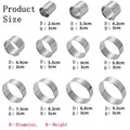 11Pcs/Set Stainless Steel round Cookie Biscuit Cutters DIY Pastry Baking Circle Ring Molds