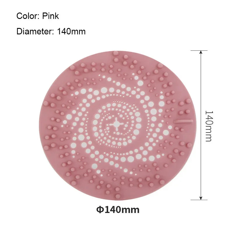Hair Filter Sink Anti-Blocking Strainer Bathtub Shower Floor Drain Stopper Silicone Kitchen Deodorant Plug Bathroom Accessories
