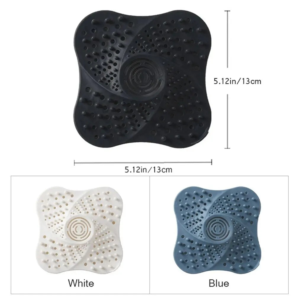 1Pc Anti-Blocking Hair Catcher and Stopper Plug Trap Shower Floor Drain Covers Sink Strainer Filter Bathroom Kitchen Accessories
