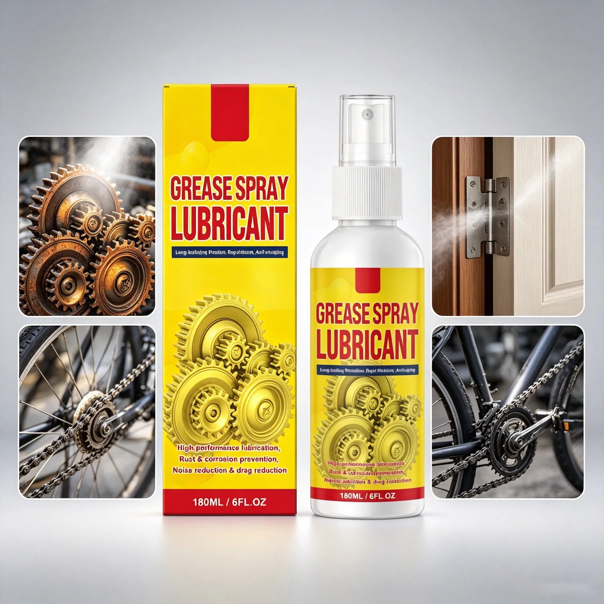 Rust Removal Lubricant Spray Quick Rust Dissolution Anti-Oxidation Surface Polish Relieve Lubricant Multi-Purpose Spray Agent