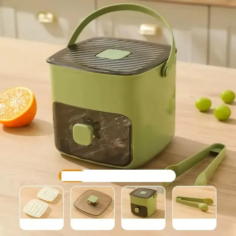 48 Grid Reusable Ice Cube Tray One-Touch Easy Release Ice Maker Mold, Household Homemade Ice Making Tool for Kitchen Refrigerato