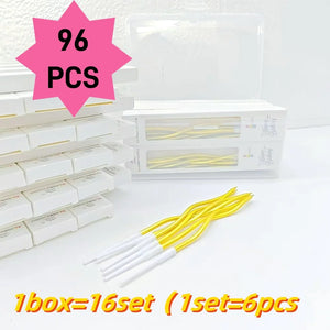12/48Pcs/1Case Birthday Candles Spiral Cake Candles Long Thin Cake Candles for Wedding Party and Cake Decoration