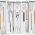 Kitchen Silverware Drawer Organizer Expandable Utensil Tray Adjustable for Spoons Forks Knives Flatware and Cutlery Organizer