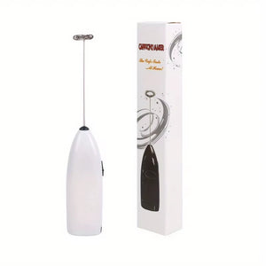 Handheld Electric Egg Beater Mini Battery Powered Milk Frother Coffee Drink Mixer Milk Foamer Kitchen Tools