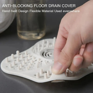 1Pc Anti-Blocking Hair Catcher and Stopper Plug Trap Shower Floor Drain Covers Sink Strainer Filter Bathroom Kitchen Accessories