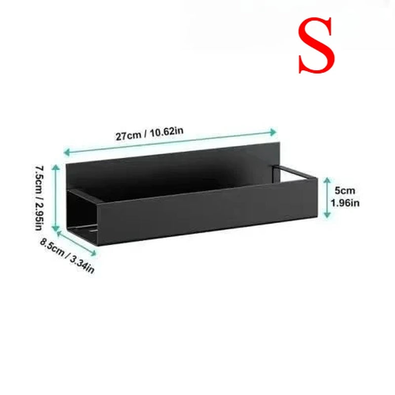 Refrigerator Magnetic Shelf Spice Sundry Side Storage Rack Hanging Basket Space Saving Kitchen Organizer Shelf Household Storage
