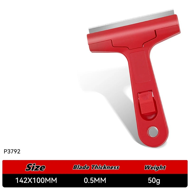 Portable Aluminum Alloy Cleaning Shovel Knife Wallpaper Paint Tiles Flooring Scraper Remover with SK-5 Blade Home Cleaning Tools