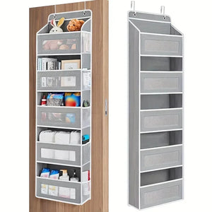 Upgraded 5-Shelf Hanging Storage Organizer - behind Door, Anti-Tilt, 5 Large Capacity Pockets, Hanging Bag Suitable for Bedroom