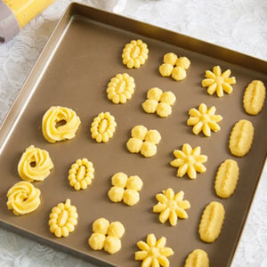 1Pc-Cake Cream Decorating Gun Set Cookie Biscuit Pastry Syringe Stainless Steel Nozzle Squeezer Extruder Baking Tools