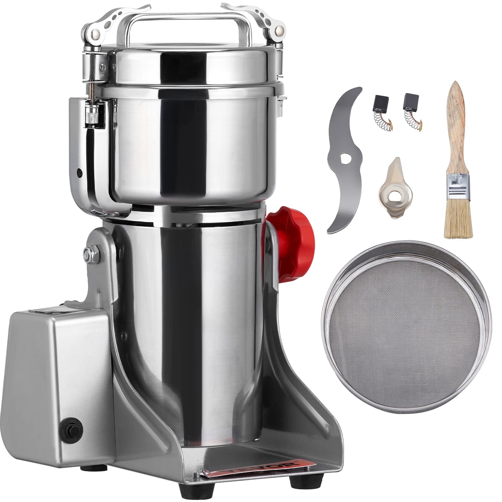 150-2500G Electric Grain Mill Grinder Commercial Swing Spice Grinders for Dry Herbs Grains Spices Cereals Coffee Corn