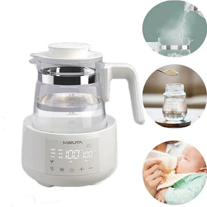 1200Ml Smart Constant Temperature Milk Regulator Glass Kettle Baby Milk Powder Electric Kettle Multifunctional Milk Warmer 220V