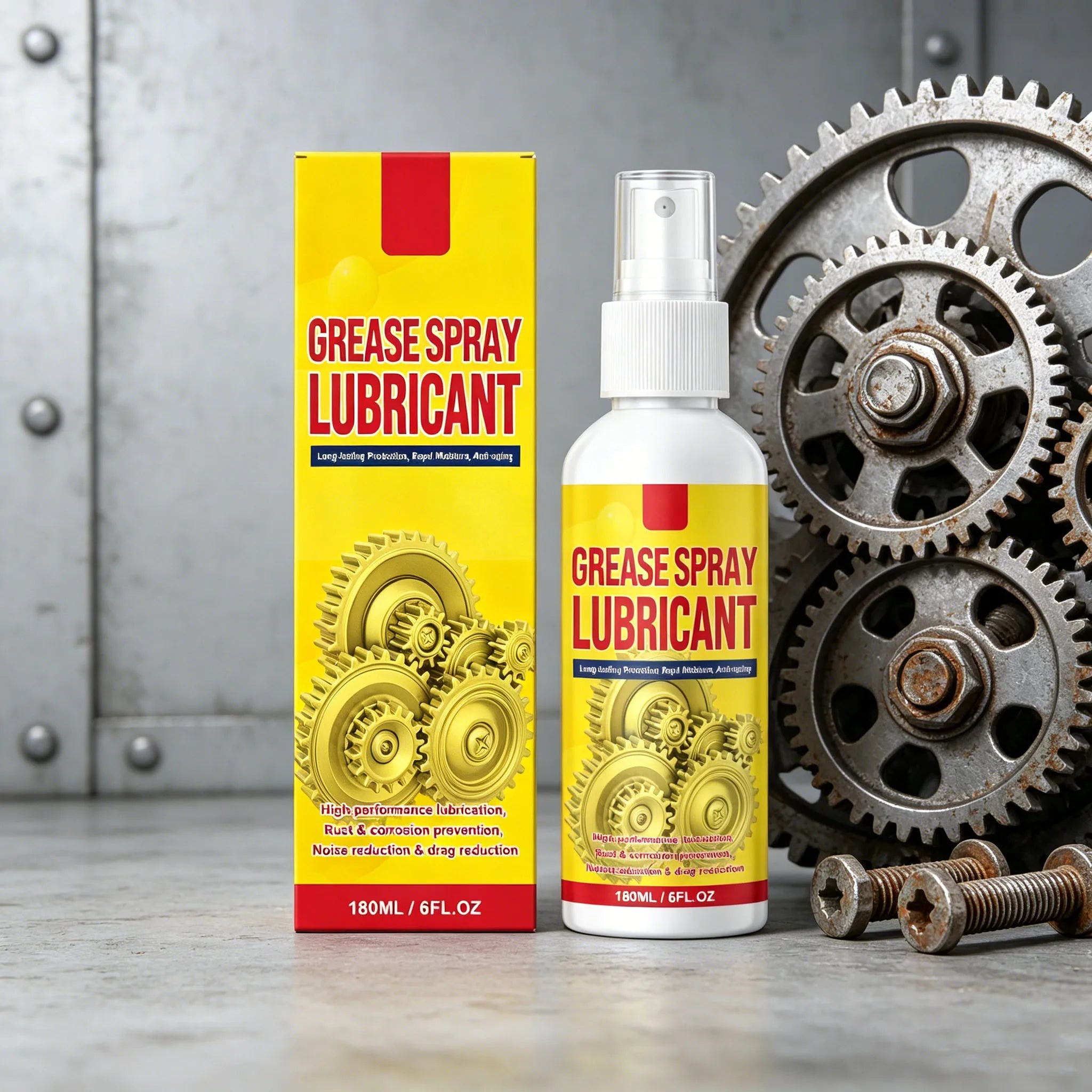 Rust Removal Lubricant Spray Quick Rust Dissolution Anti-Oxidation Surface Polish Relieve Lubricant Multi-Purpose Spray Agent