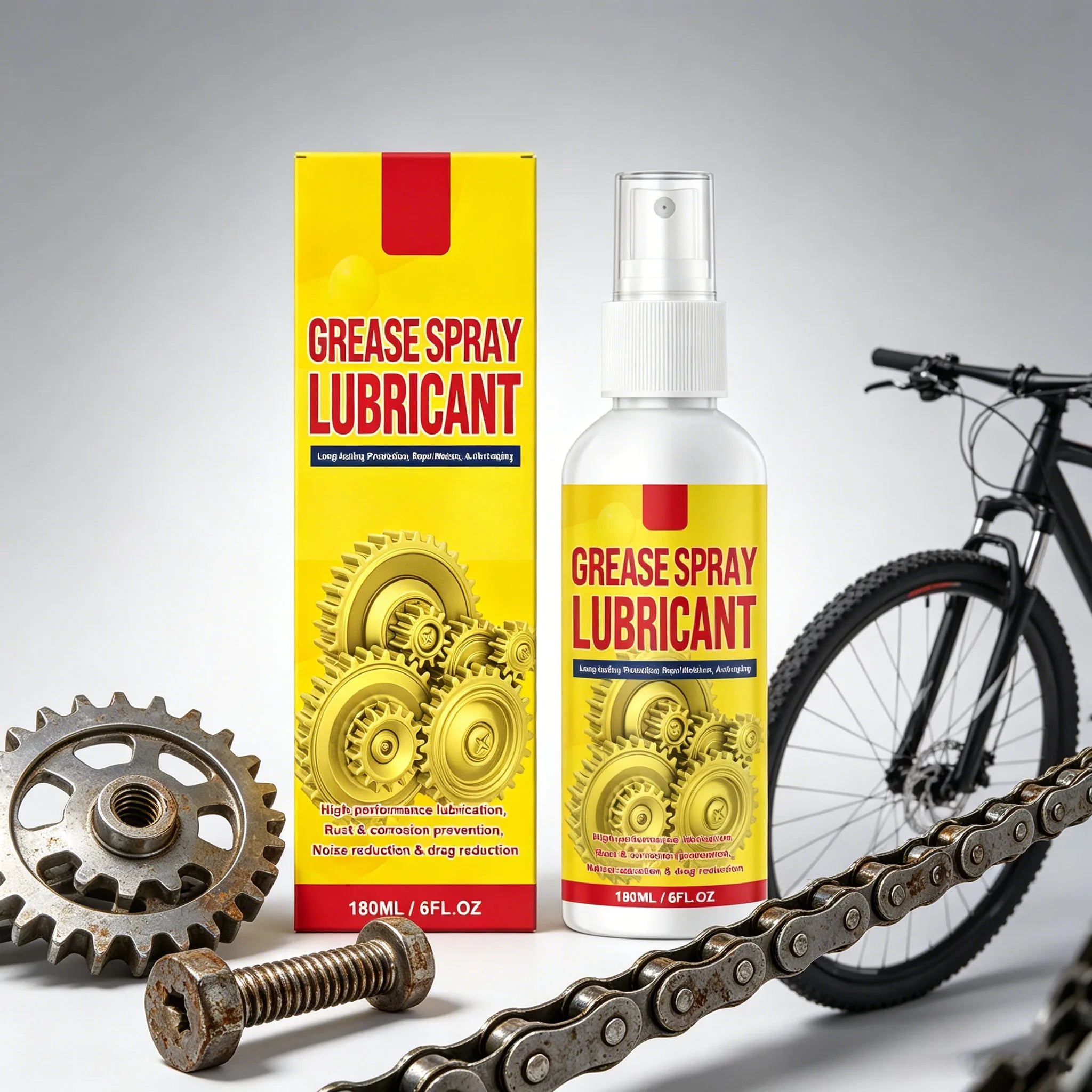 Rust Removal Lubricant Spray Quick Rust Dissolution Anti-Oxidation Surface Polish Relieve Lubricant Multi-Purpose Spray Agent