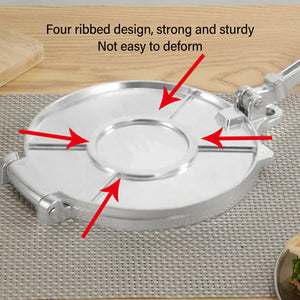 16/20Cm DIY Tortilla Press Maker Aluminium Alloy Manual Corn Tortillas Dough Pressing Tool Kitchen Bakeware Cooking Accessories