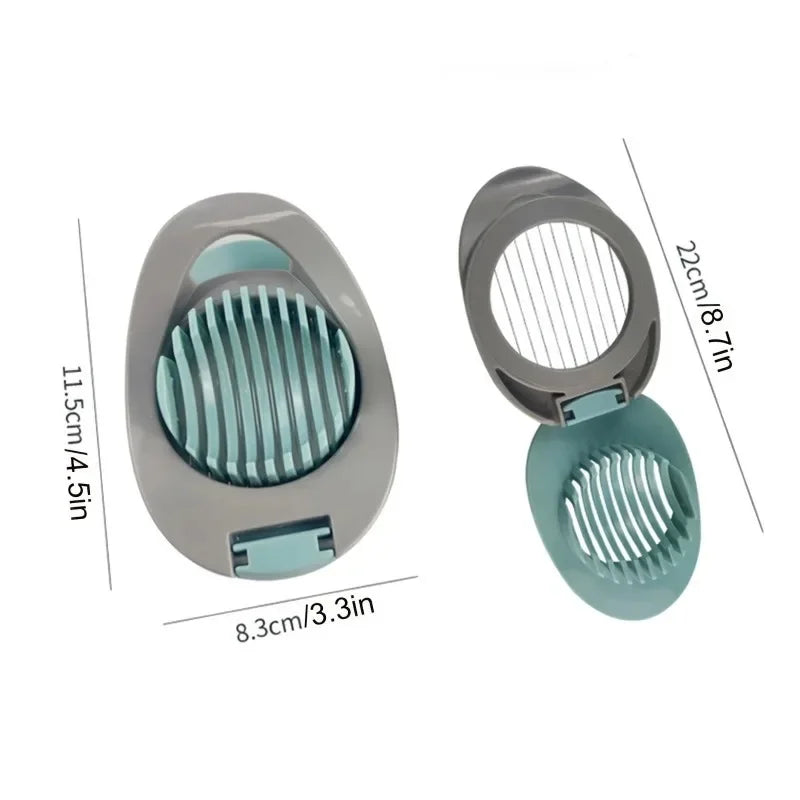 Multipurpose Stainless Steel Wire Egg Slicer,Egg Slicer for Hard Boiled Eggs, Aluminium Egg Cutter , Fruit Garnish Slicer