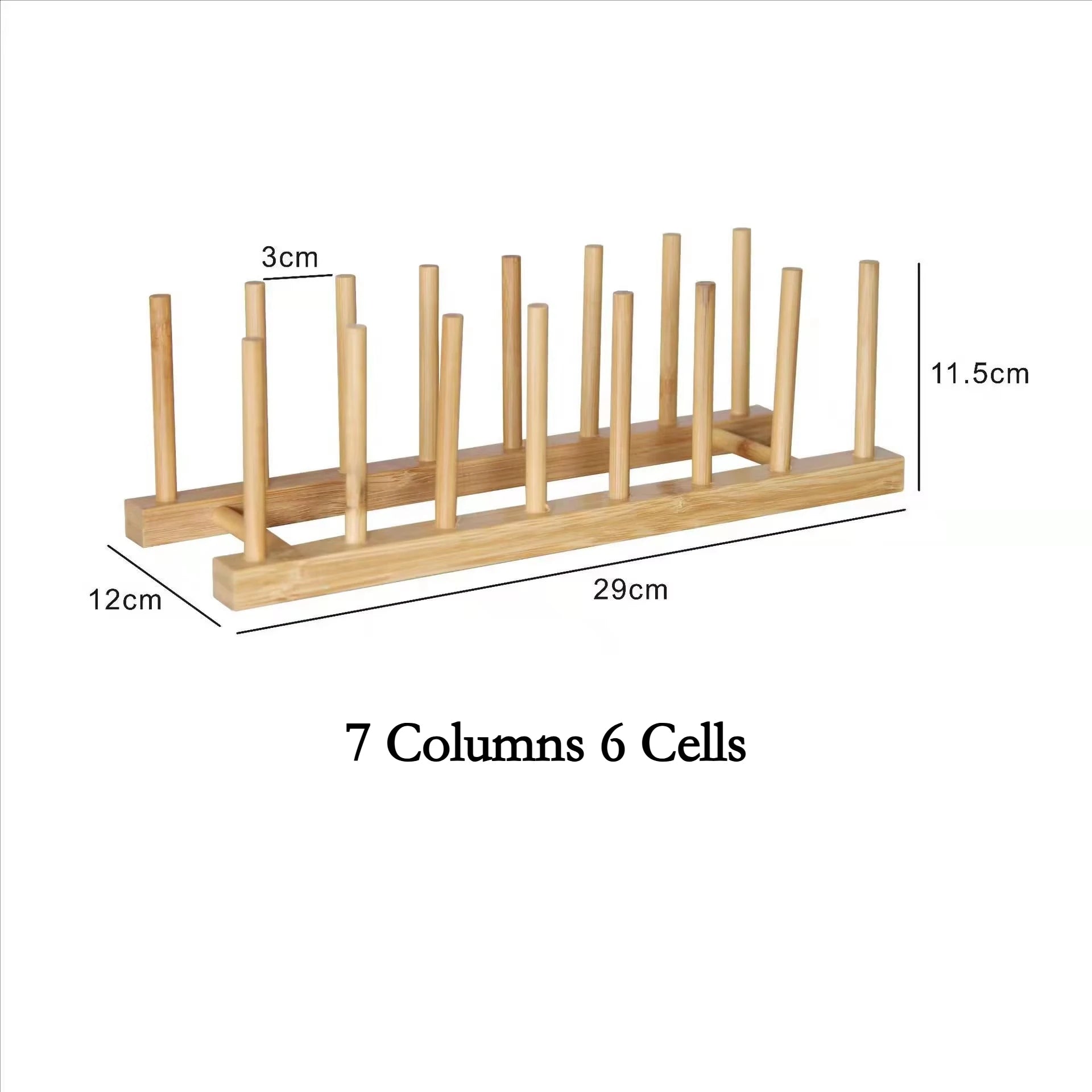 2026 DIY Locker Bamboo Drain Rack Wooden Plate Rack Dish Rack Kitchen Organizer for Plates/Cutting Boards/Plates/Cups/Pot Lid