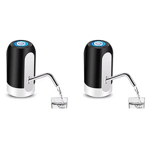 1Pcwhite/Black Water Bottle Pump USB Charging Auto Switch Drinking Dispenser Charging One Click Auto Switch Drink Pump Dispenser